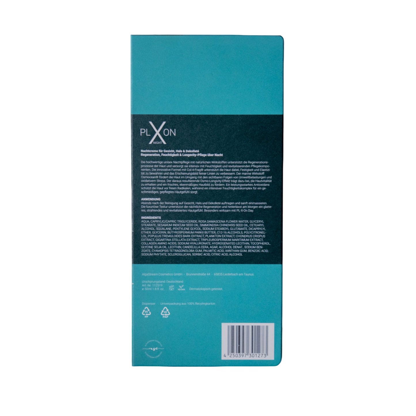 PLXON Night – 50ml Nachtpflege